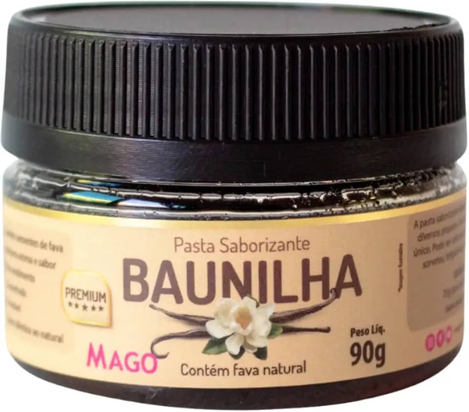 Pasta Saborizante Baunilha Premium 90g Mago