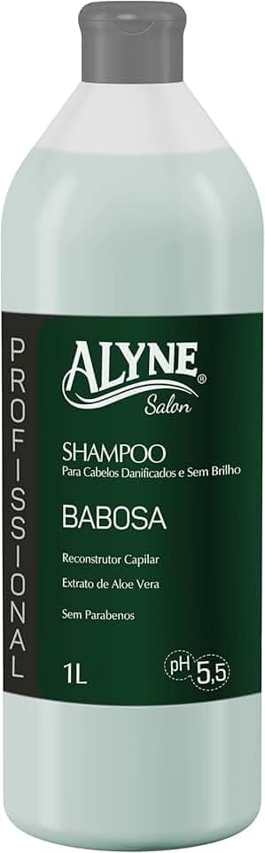 Alyne, Shampoo para cabelos, Babosa, 1 Litro, Verde