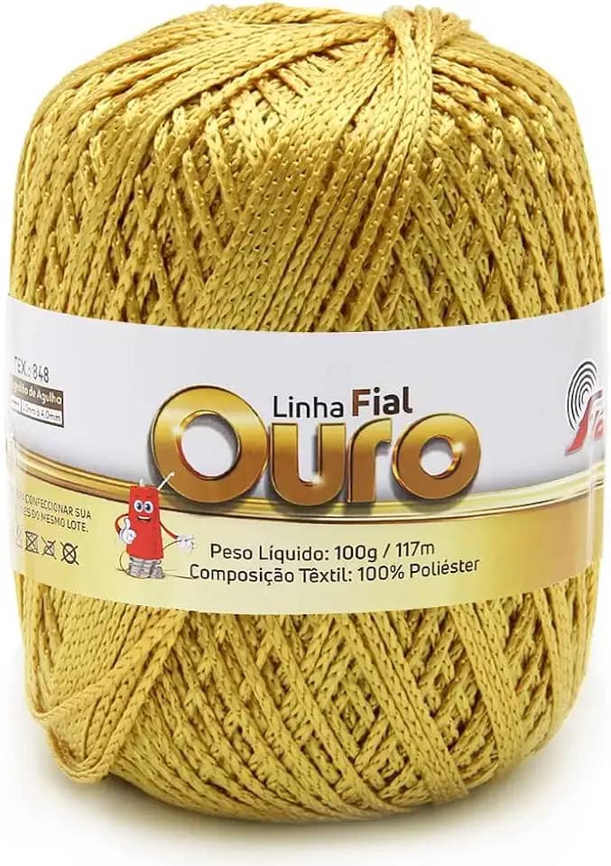 Linha Ouro - Cor Ouro, 100g - Fial