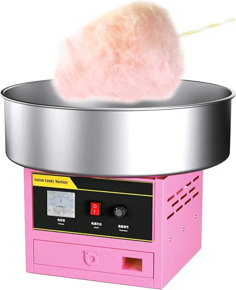 Máquina comercial de algodão doce de 1200 W, fabricante profissional de algodão doce, fabricante elétrico de algodão doce para festa de aniversário