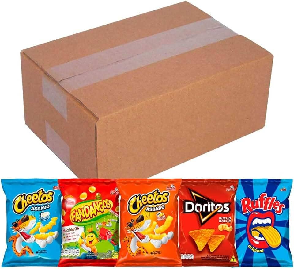 Kit 10 Salgadinhos Sortidos Elma Chips