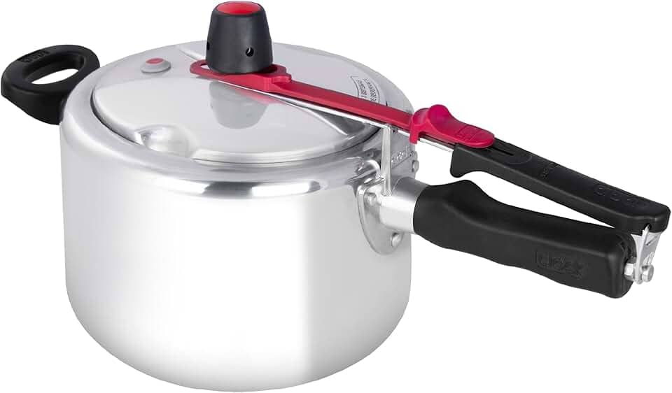 Panela de Pressão Clock Original com Fechamento Interno 4,5 Litros