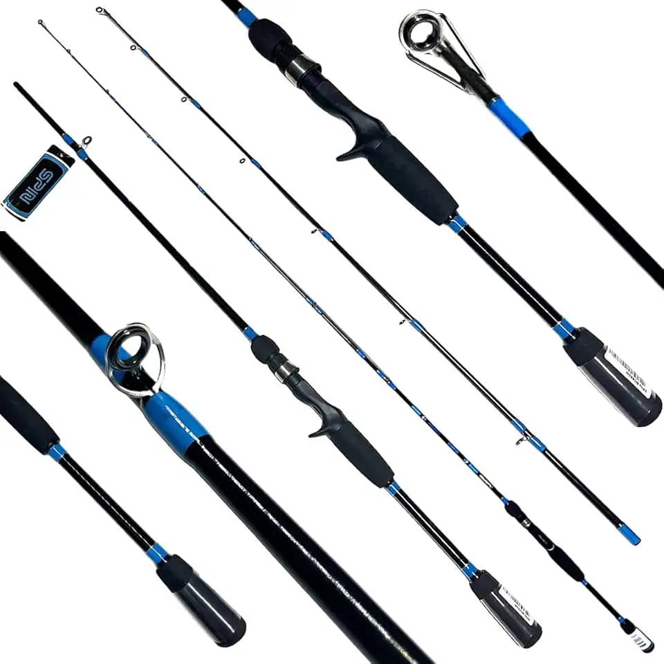 MARURI, VARA PARA CARRETILHA PLUSFISH SPIN BC562M 5'6' (1.68M) 8-17LB - AZUL - 2 PARTES