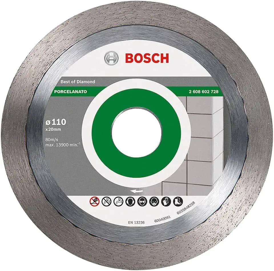 Bosch Disco diamantado liso Best for Porcelanato 110 x 20 x 1,6 x 10 mm