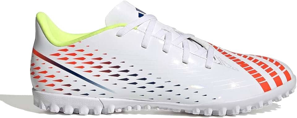 Chuteira Society Adidas Predator Edge.4 Masculino - Branco e Amarelo (br_footwear_size_system, adult, numeric, numeric_42)