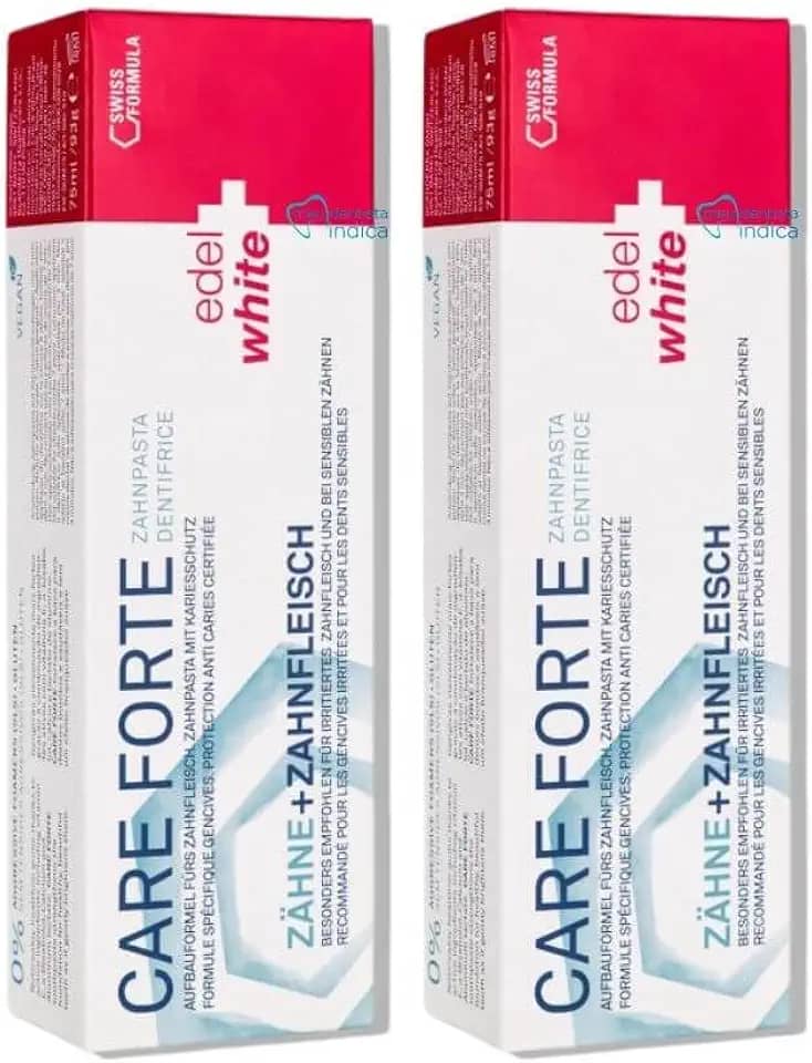 Creme Dental Care Forte 75ml - Edel White (2 Unidades)
