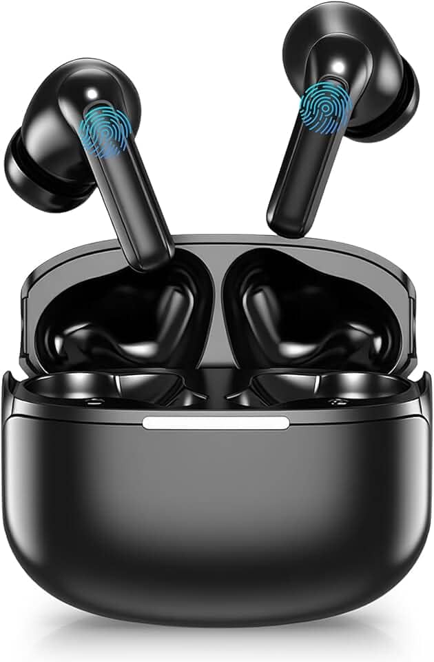 Fones de ouvido intra-auriculares sem fio Lifebee S71, fones de ouvido esportivos Bluetooth 5.4, qualidade de som Hi-Fi e longa autonomia – A escolha perfeita para atividades esportivas e ao ar livre