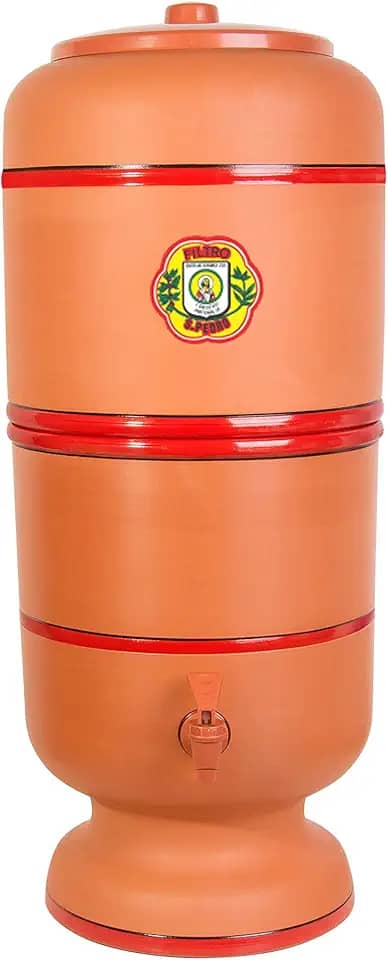 Filtro de Barro São Pedro 2 Litros com 1 Boia e 1 Vela Tripla Ação