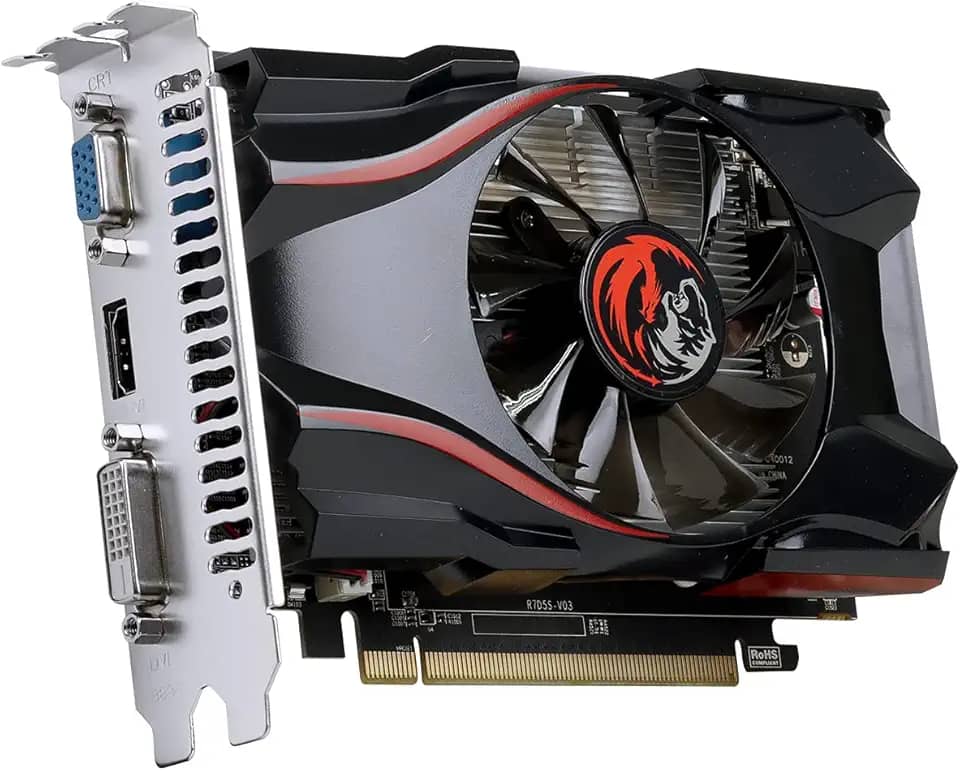 PLACA DE VIDEO AMD GPU R7 240 2 GB GDDR5 128 BIT SINGLE FAN, PCYES, PA240R5128SF
