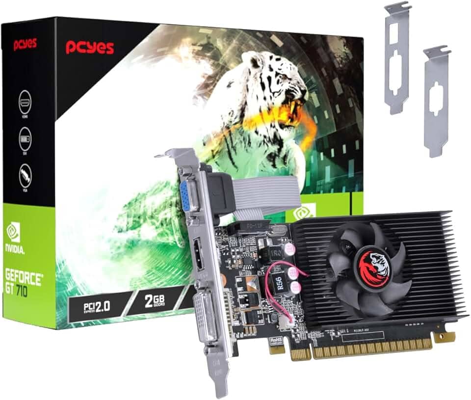 GPU NVIDIA GEFORCE GT 710 2GB DDR3 64BITS PCYES PVGT7102GB