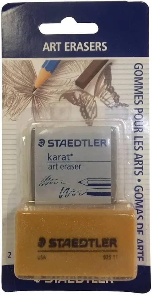 Combo artístico borracha, moldável e amassado Staedtler, embalagem com 2, 5427SBK2-C