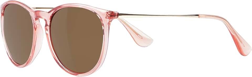 Óculos de Sol Redondo Retrô Polarizado Unissex - Estilo Vintage Premium com Proteção UV400 - Acessório Fashion para Dias Ensolarados