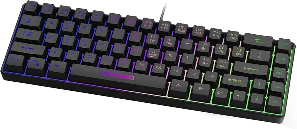GOKOCO Teclado Mecânico Com Fio A1803 Preto Black