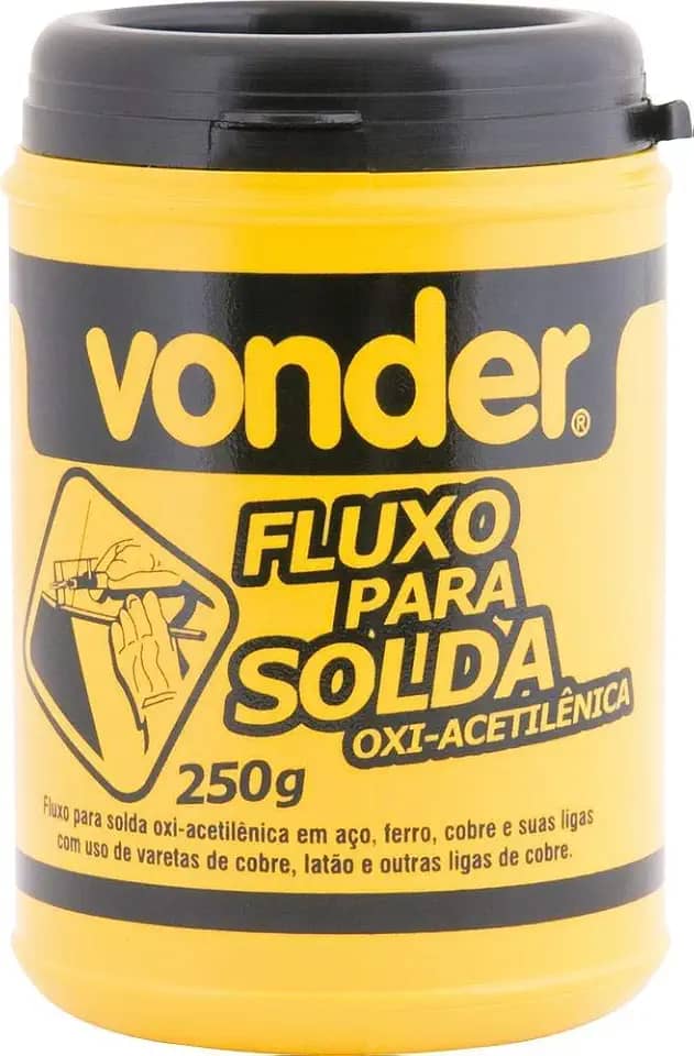 Fluxo Para Solda Latão E Bronze, Com 250 G, Vonder.