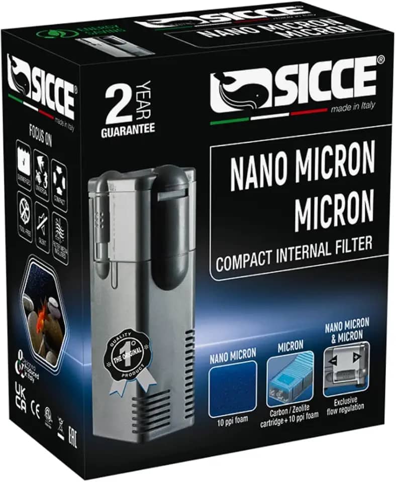 Filtro Interno Sicce Micron 300L/H 110V para Aquarios