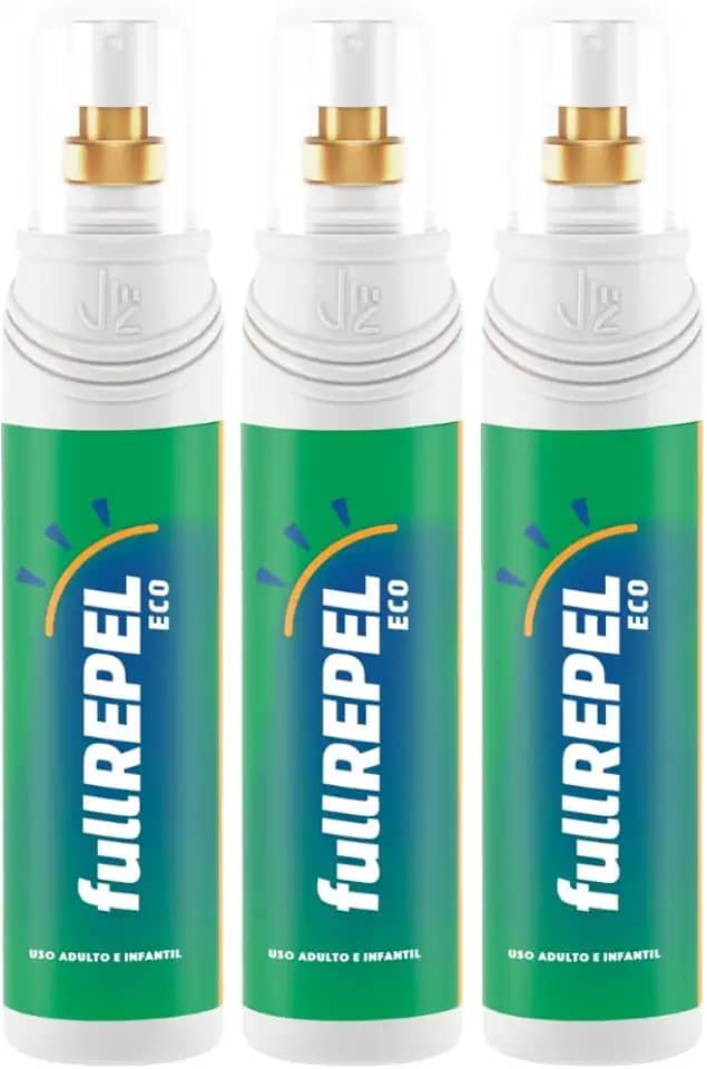 3 Repelentes De Mosquitos Fullrepel Com Icaridina Antidengue