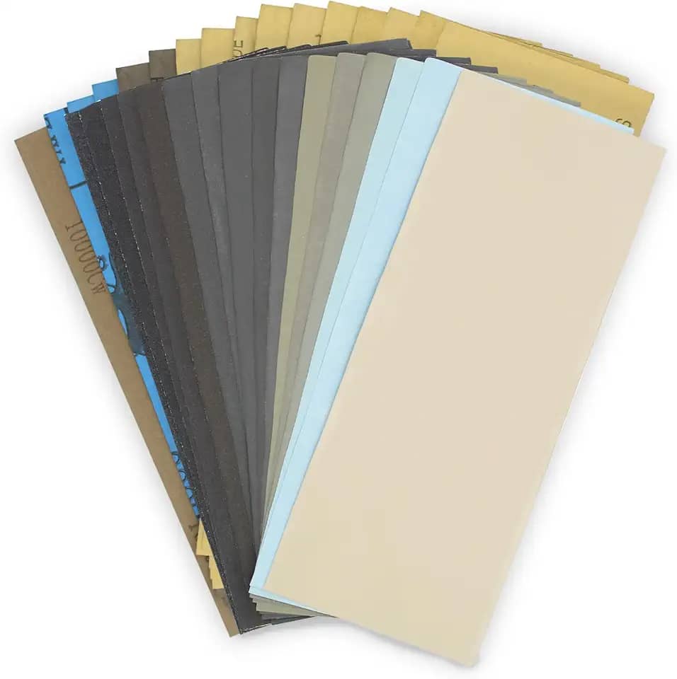 Lixa D'Água Ultrafina. Lixa De Grãos Variados De 120 A 2000, 3000, 5000, 7000, 8000, 10000, Lixa Para Acabamento De Móveis De Madeira, Polimento Automotivo, 9 X 3,6 '