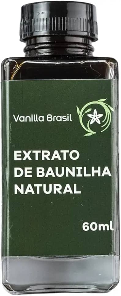 Vanilla Brasil, Extrato De Baunilha Natural Vanilla Brasil 60 Ml Zero Açúcar