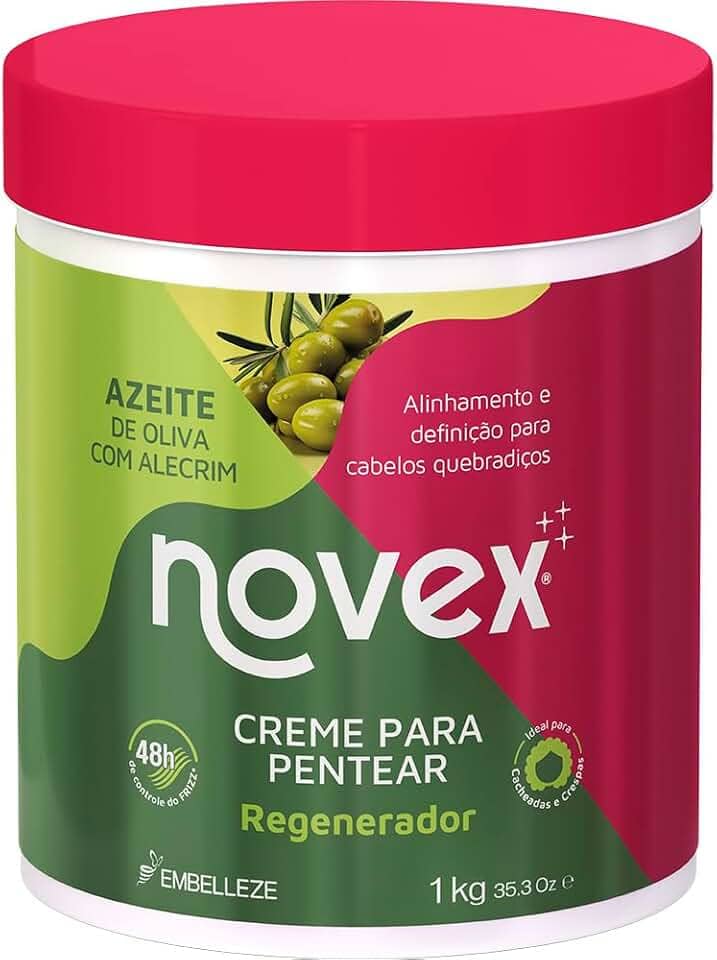 Embelleze - Cremoso Pent Novex 1Kg Azeite + Alecrim Regenerador