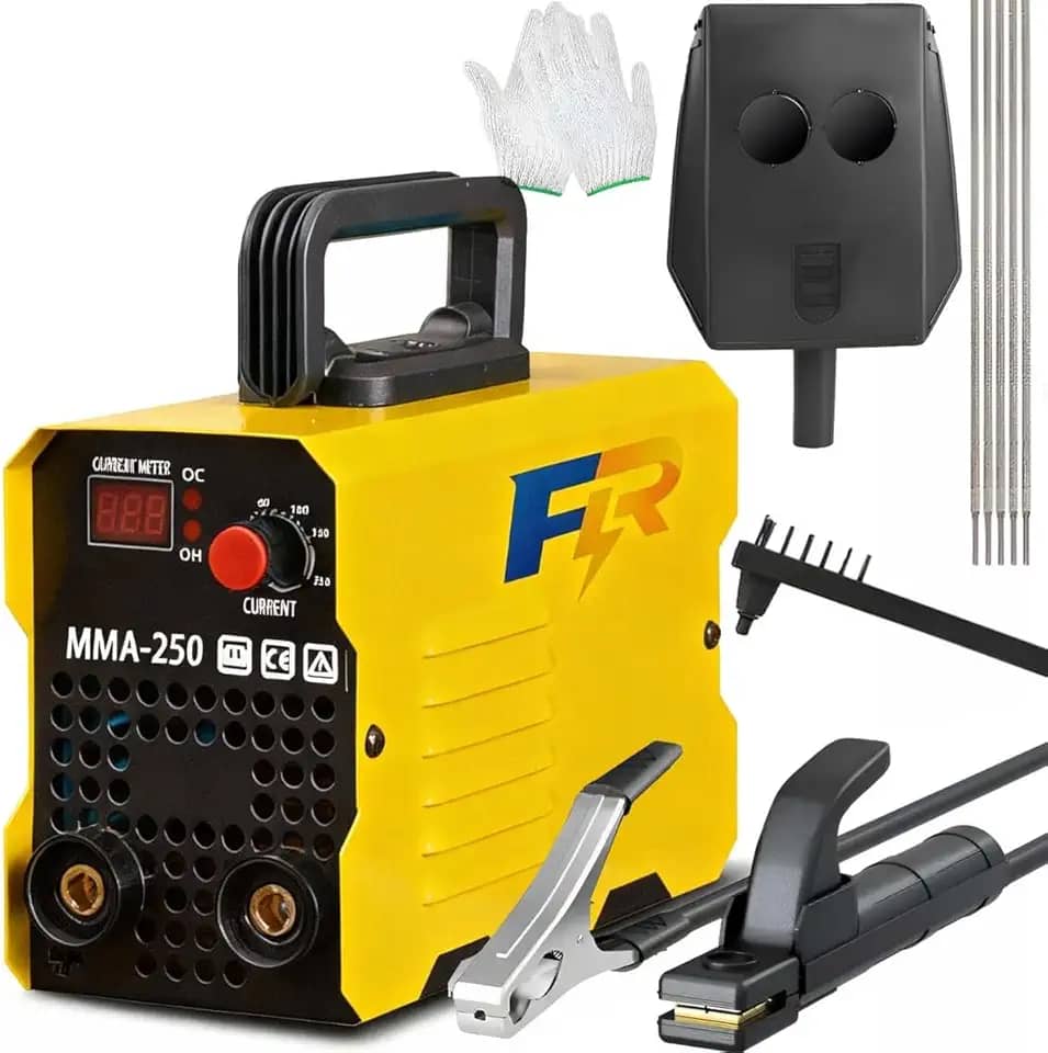 Máquina de Solda Inversora IGBT, Portátil, 110V, 20-250A, com Display Digital - Perfeita para Projetos DIY, Reparos e Solda em Aço