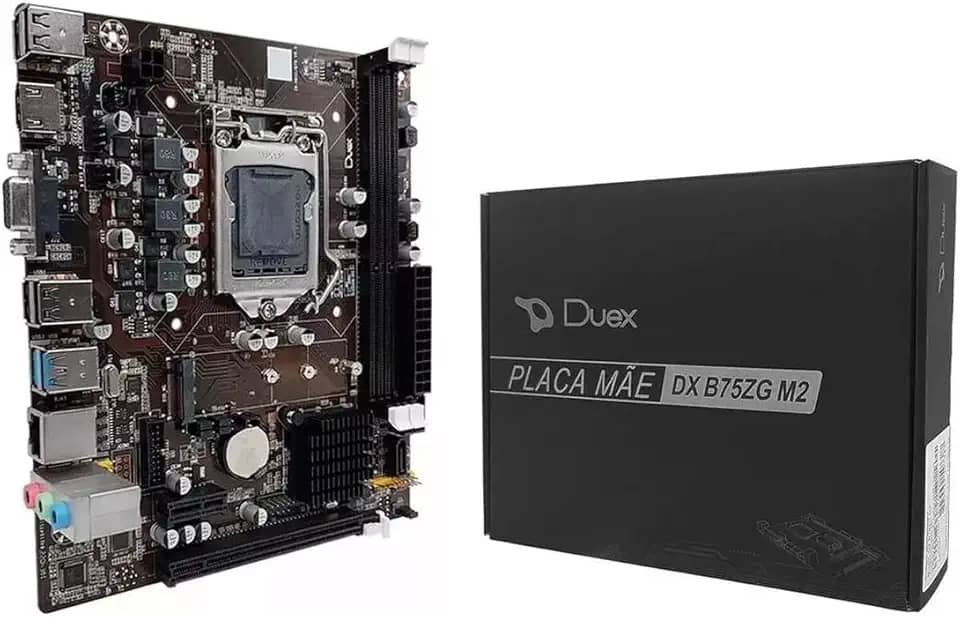 Placa Mãe Duex Dx B75zg M.2 Socket 1155 Core I7 I5 I3 Ddr3