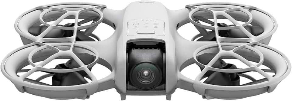 DJI Neo, mini drone com câmera UHD 4K para adultos, drone voador automático de 135 g que segue você, decolagem de palma, rastreamento de assunto de IA, QuickShots, vídeo estabilizado, protetor de