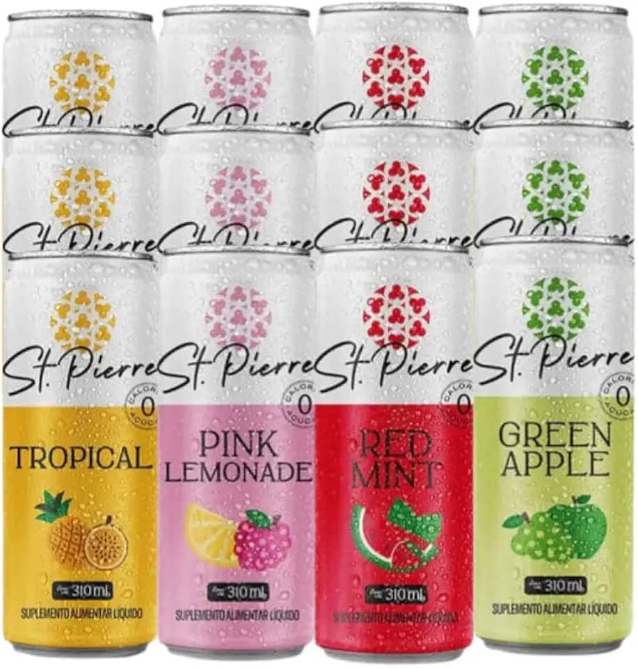 Combo Pack 12 latas Refrigerante Diet Zero Açúcar 310ml Pierre
