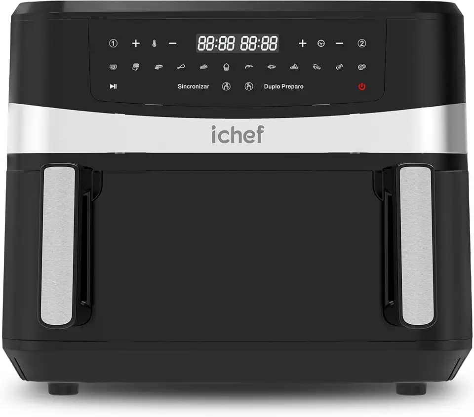ICHEF Fritadeira Elétrica Airfryer Dualzone (110 Volts)