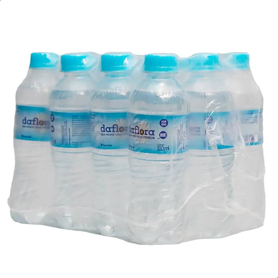 Daflora - Kit de Água Mineral Daflora Sem Gás Garrafa pet 310ml Pack com 12 unidades