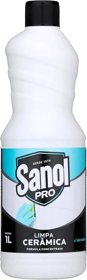 Sanol Pró Limpa Cerâmica 1 Litro Branco