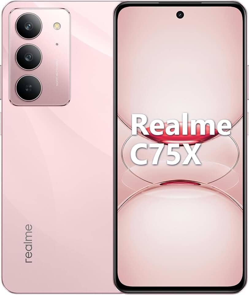 Celular Realme C75x 6GB de RAM/128 GB NFC, Rosa, RMX5020
