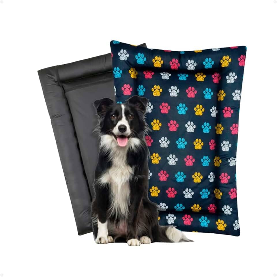 Cama Colchonete Pet G Impermeável Lavável E Resistente (Pata Marinho)