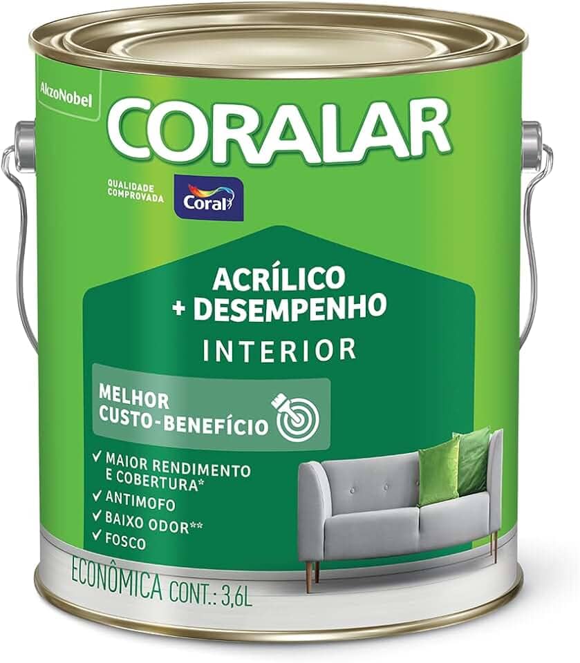 CORALAR ACRÍLICO MAIS DESEMPENHO PAVÃO 3,6L - CORAL