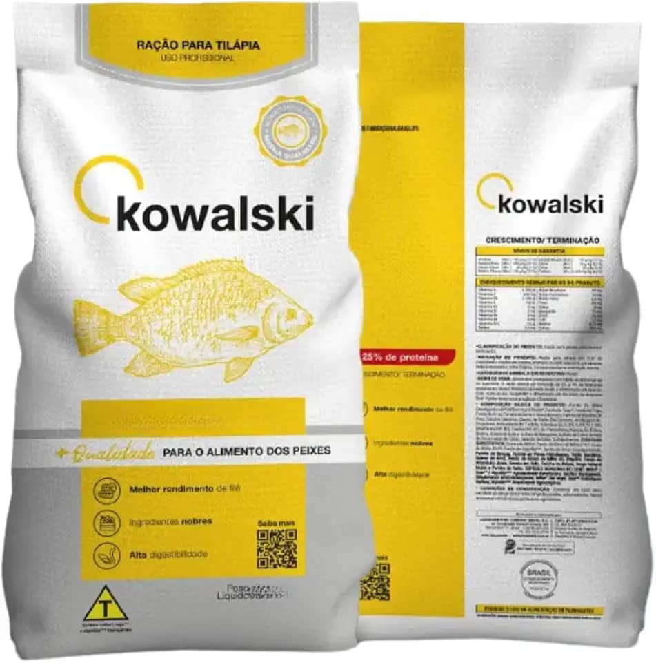Ração Peixe Tilápia Pacu Carpas Isca E Ceva 5kg 8-10mm