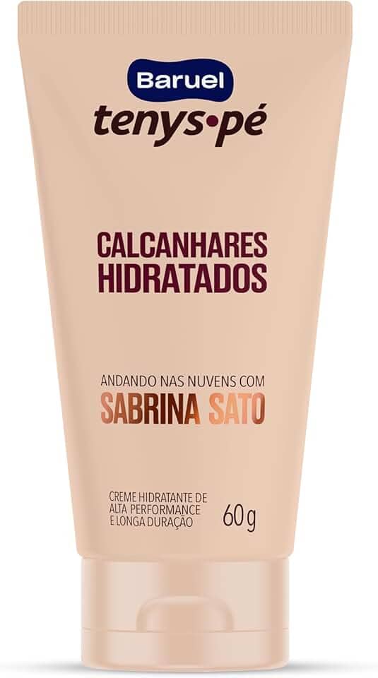 Creme Calcanhares Hidratados Sabrina Sato 60g - Tenys Pé Baruel