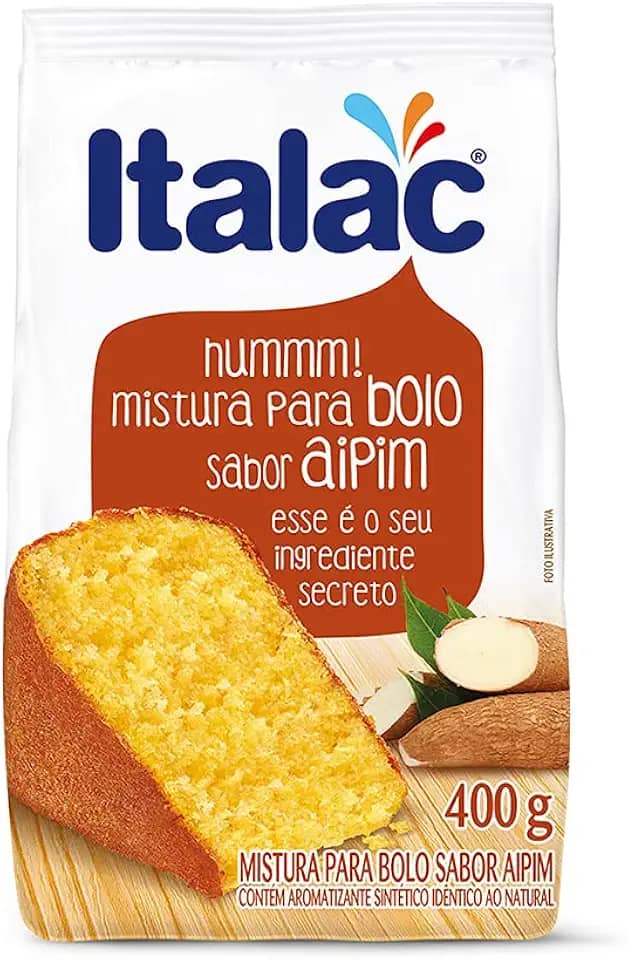 ITALAC Mistura De Bolo Sabor Aipim 400 Gr