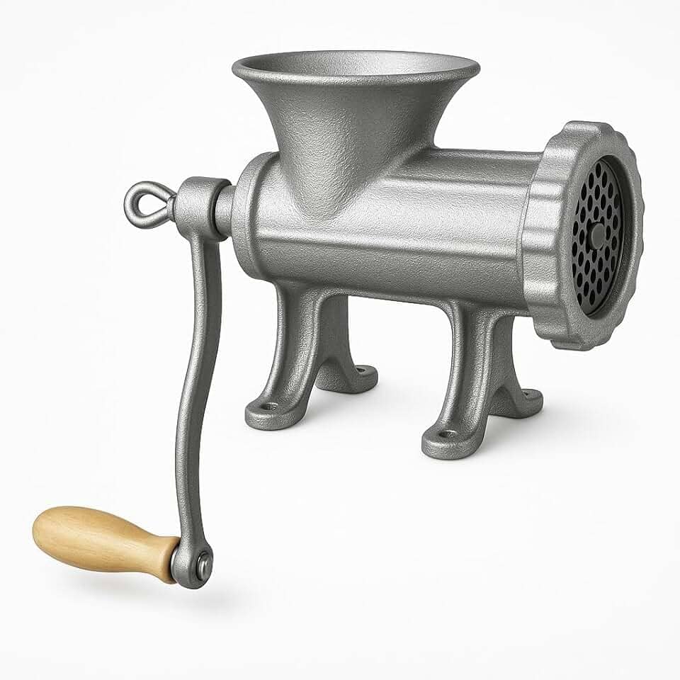 TNT Moedor De Carne Manual de Ferro Fundido Com Acessórios Nº 12 Para Hamburguer