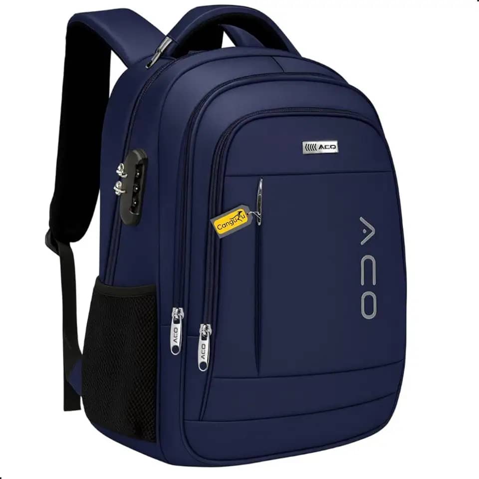 Mochila Bolsa Masculina Feminina Notebook Reforçada Semi Impermeável Executiva Faculdade Trabalho Viagem Resistente Cabo De Aço Saída Usb Saída Fone de Ouvido