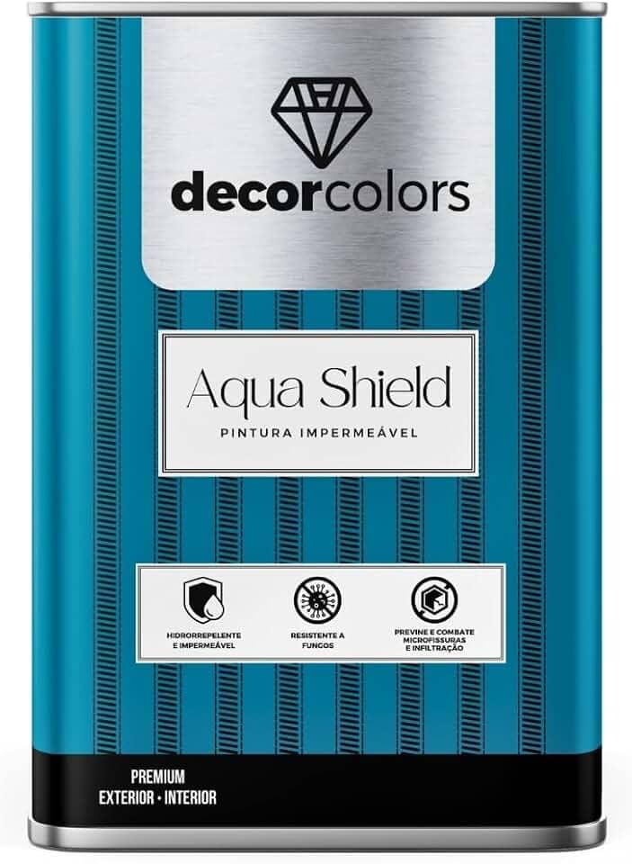 Tinta Aqua Shield Pintura Impermeável 21,5 kg - Decor Colors (Branca)