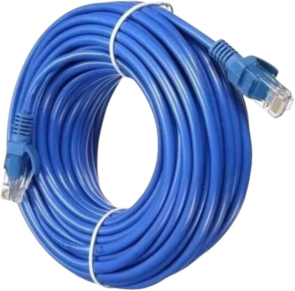 CABO DE INTERNET CAT6 RJ45 ETHERNET LAN GIGA 10/1000 20 METROS