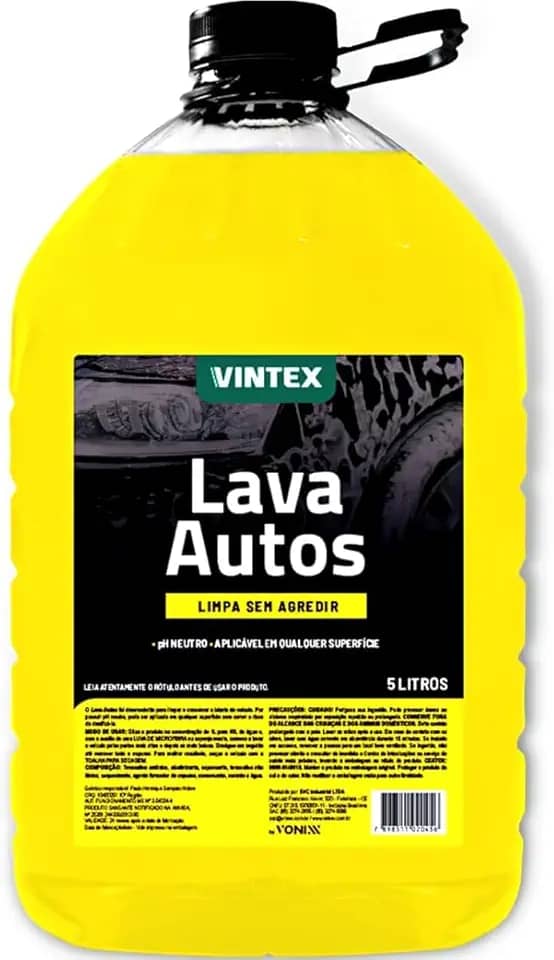 Produto para Lavar a Pintura do Carro Moto Shampoo Automotivo Vintex