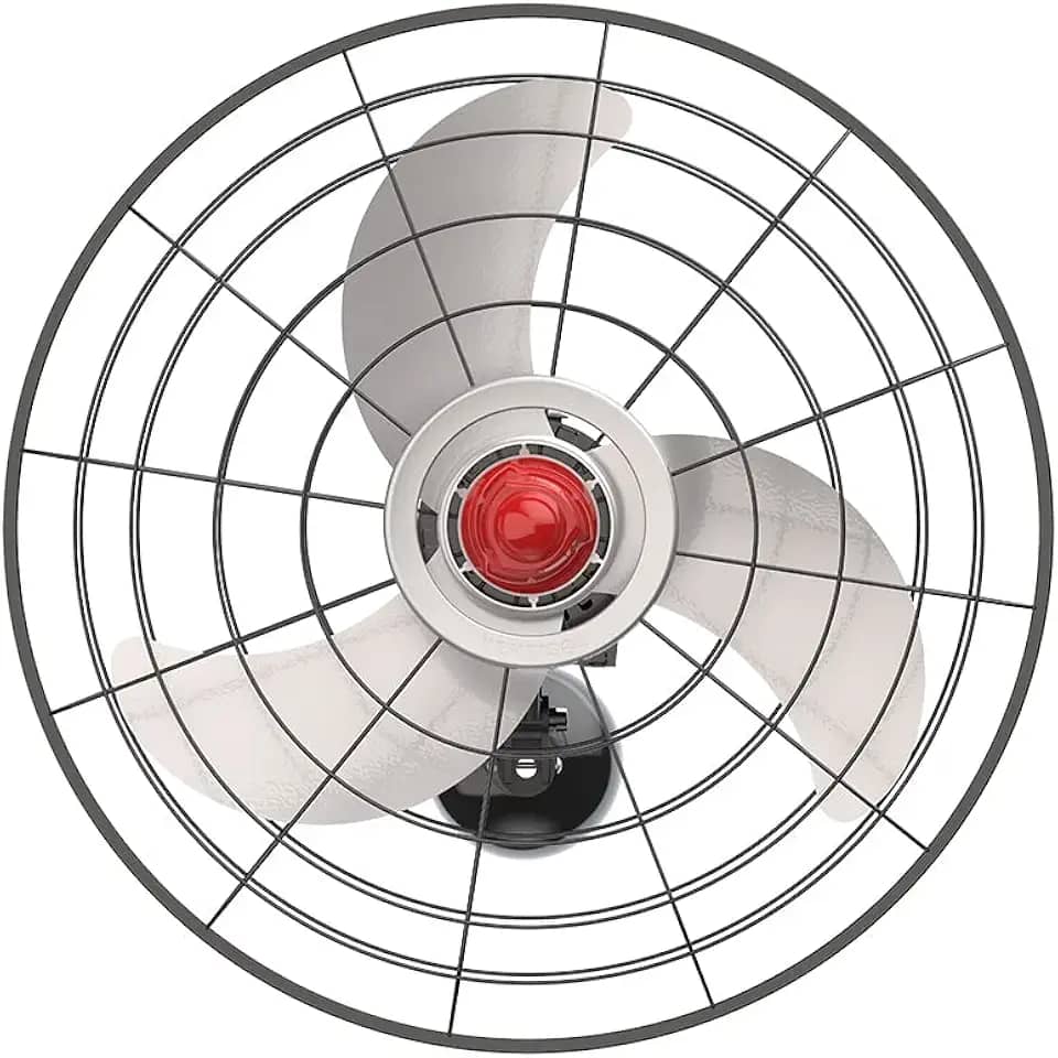 Ventisol Ventilador de Parede Oscilante, Power, Preto/Prata, 70cm, Bivolt