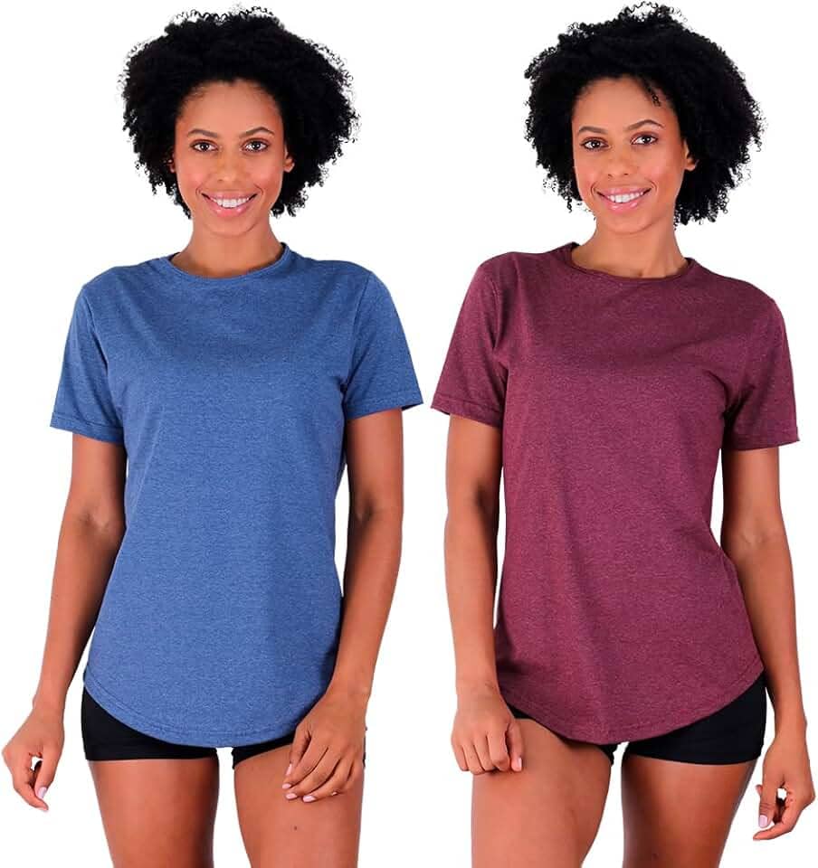 Kit 2 Camisetas Longline Feminina MXD Conceito Slim Casual Fitness Cores Lisas Básicas