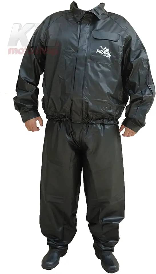 Capa De Chuva Para Motoqueiro Pvc Impermeavel Piracapas c/bolso