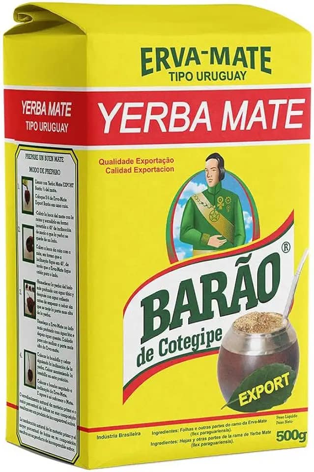 Barão de Cotegipe, Erva Mate Tipo Uruguaia Export Barão Original Sem Açúcar 500