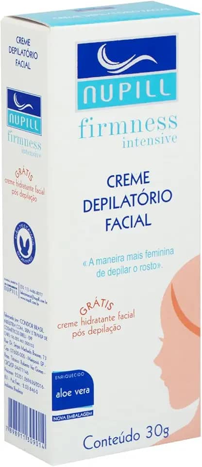 Nupill Creme Depilatório Facial 30G Branco