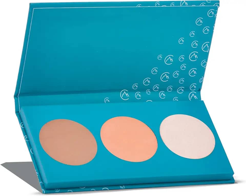 Paleta Blush Iluminador e Contorno Catharine Hill Trio Sculpt Chill Multifuncional (1022/K1 - Cor 01, 9g)