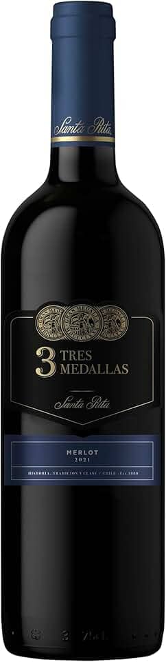 VINHO 3 MEDALLAS MERLOT 750ml