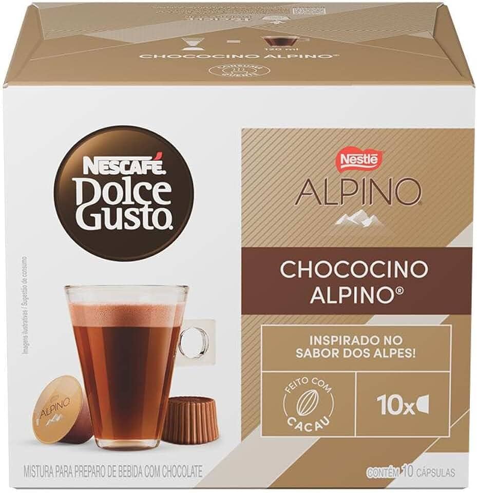 Dolce Gusto Nescafé Café Em Cápsula Dolcegusto Alpino Tradicional 10 Unidades 178G