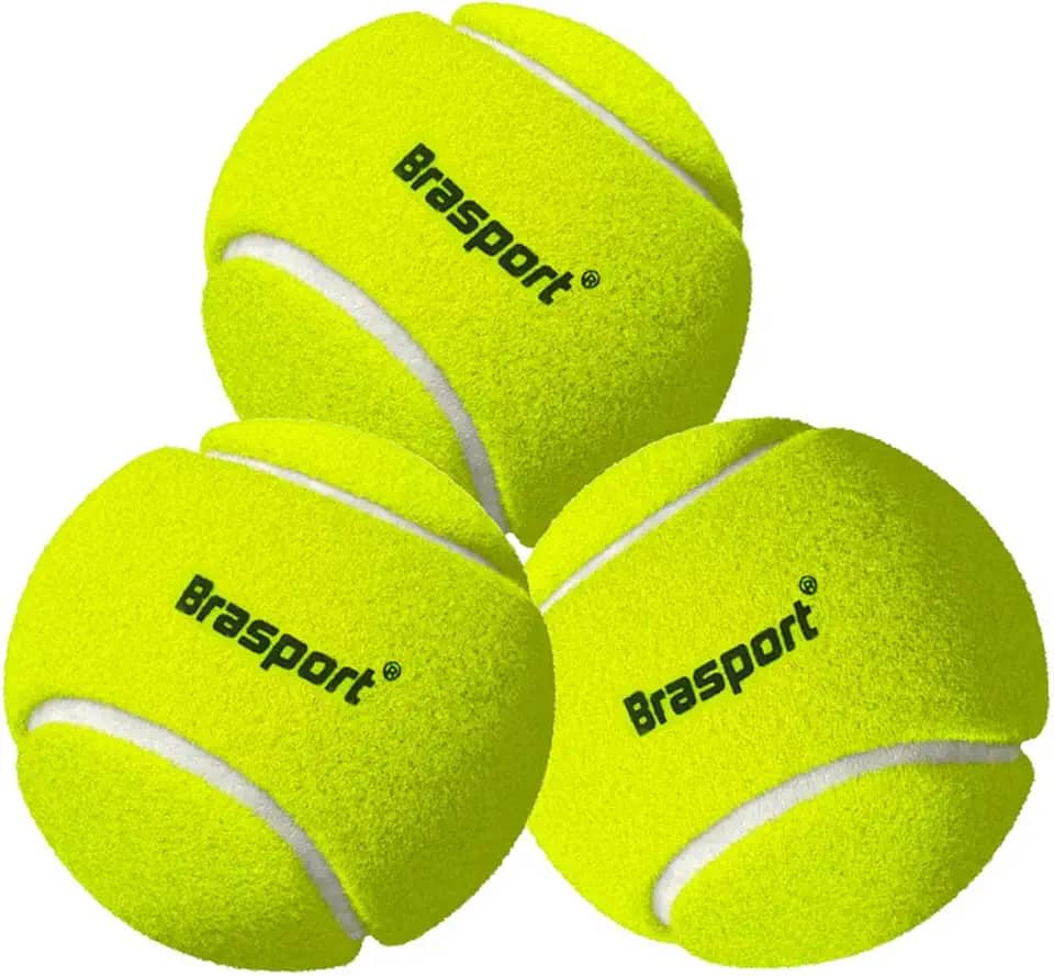 Kit 3 Bolinha de Tênis Verde 3 Unidades Para Treinamento Beach Tennis